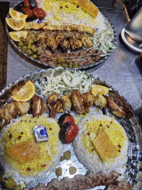 کباب ذغالی روستا در مشهد
