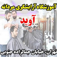 آموزشگاه آرایشگری مردانه آوید در تهران