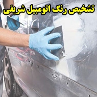 تشخیص رنگ خودرو شریفی در تهران