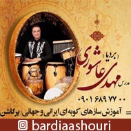 پداگوگ موسیقی سازهای کوبه ای بردیا عاشوری در مشهد