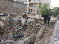 تخریب و خاکبرداری ساختمان نوری در مشهد