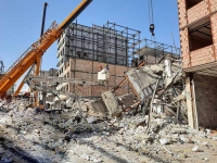 تخریب ساختمان و خاکبرداری قائنی در مشهد