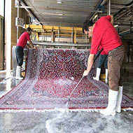 مراحل شستن فرش در قالیشویی