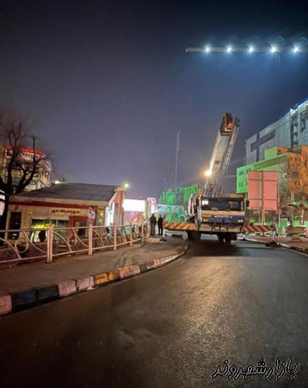 جرثقیل و بالابر ملک در تهران