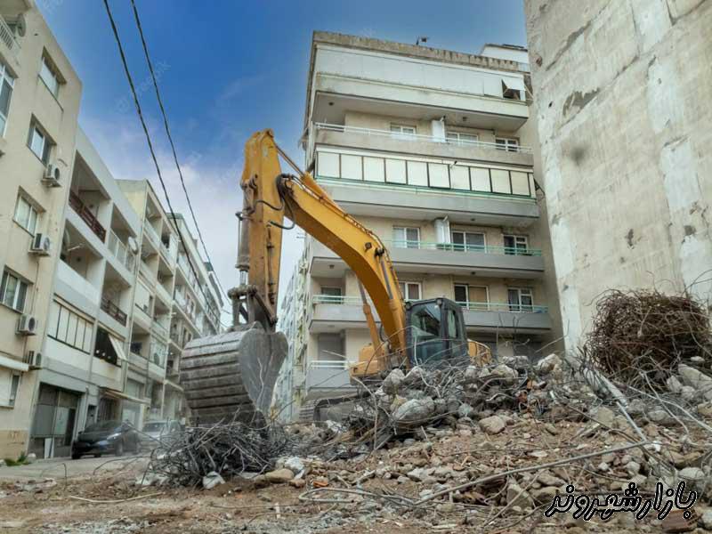 تخریب ساختمان و خاکبرداری قائنی در مشهد