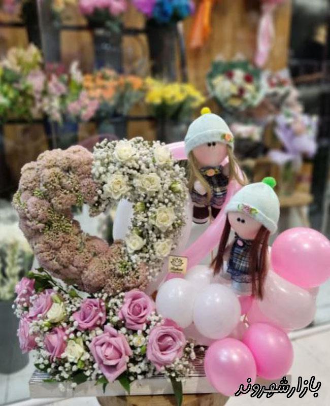 گل فروشی در محدوده مطهری در مشهد