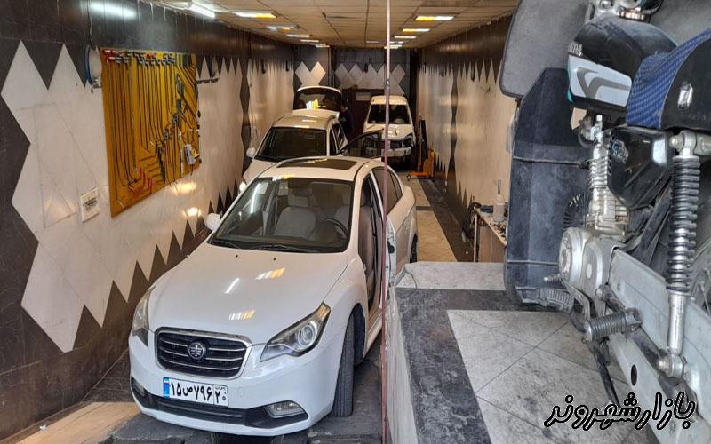 صافکاری و نقاشی اتومبیل الماس در تهران